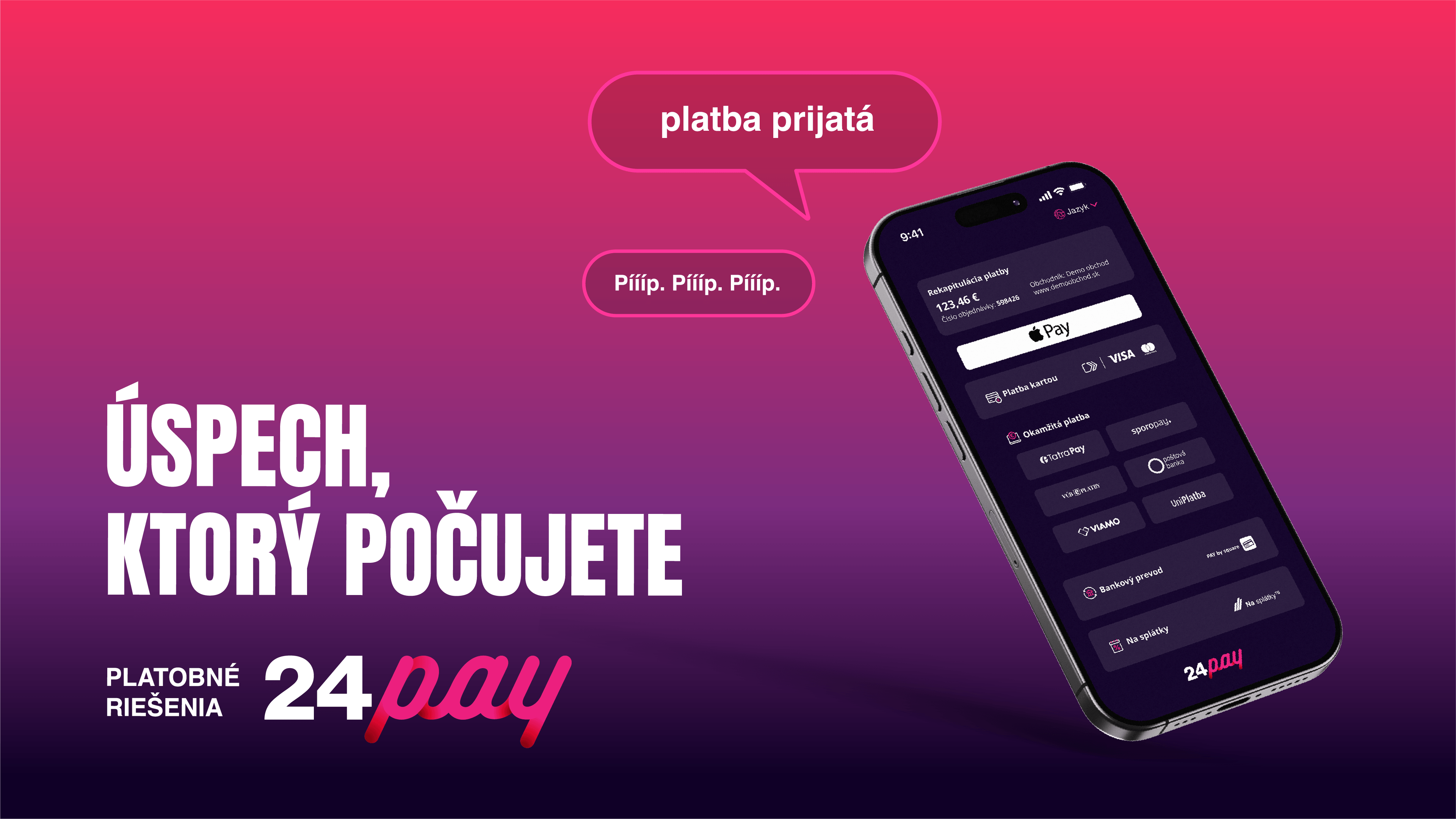 Nechajte svoj biznis zaznieť úspechom s 24pay 
